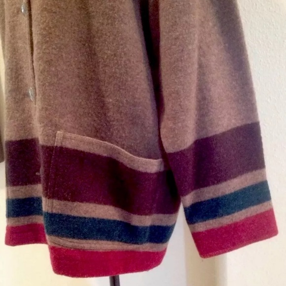 RALPH LAUREN Wool American Indian Blanket Hudson Bay Style Jacket M Made in USA - Picture 10 of 12